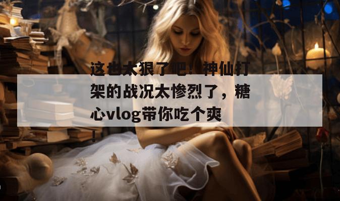 这也太狠了吧！神仙打架的战况太惨烈了，糖心vlog带你吃个爽！